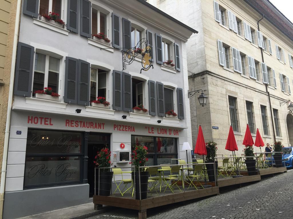 Hotel-Restaurant Le Lion D'Or ปอร์รองทรุย ภายนอก รูปภาพ